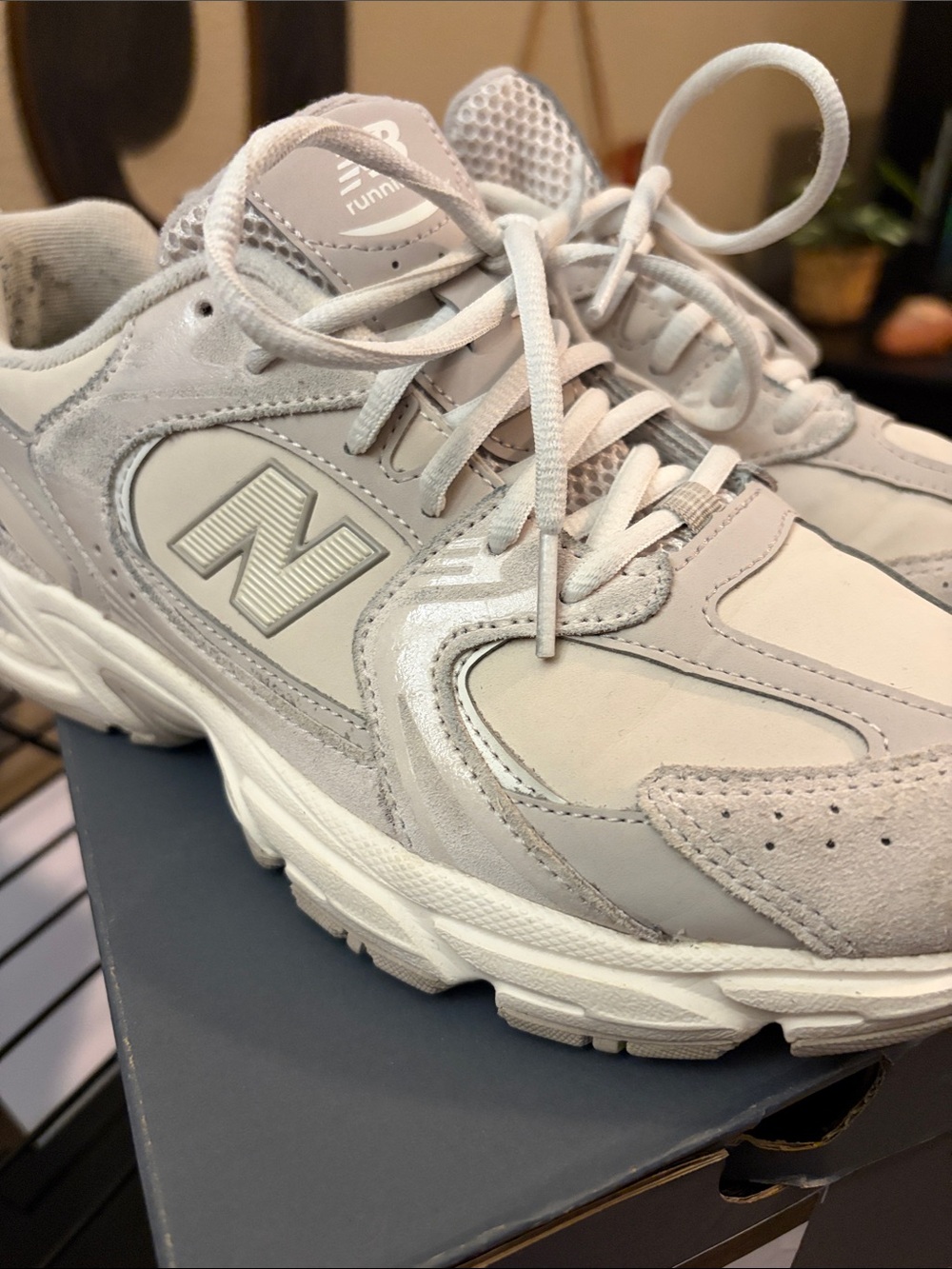 New Balance Kids 530 Light Grey Sneakers